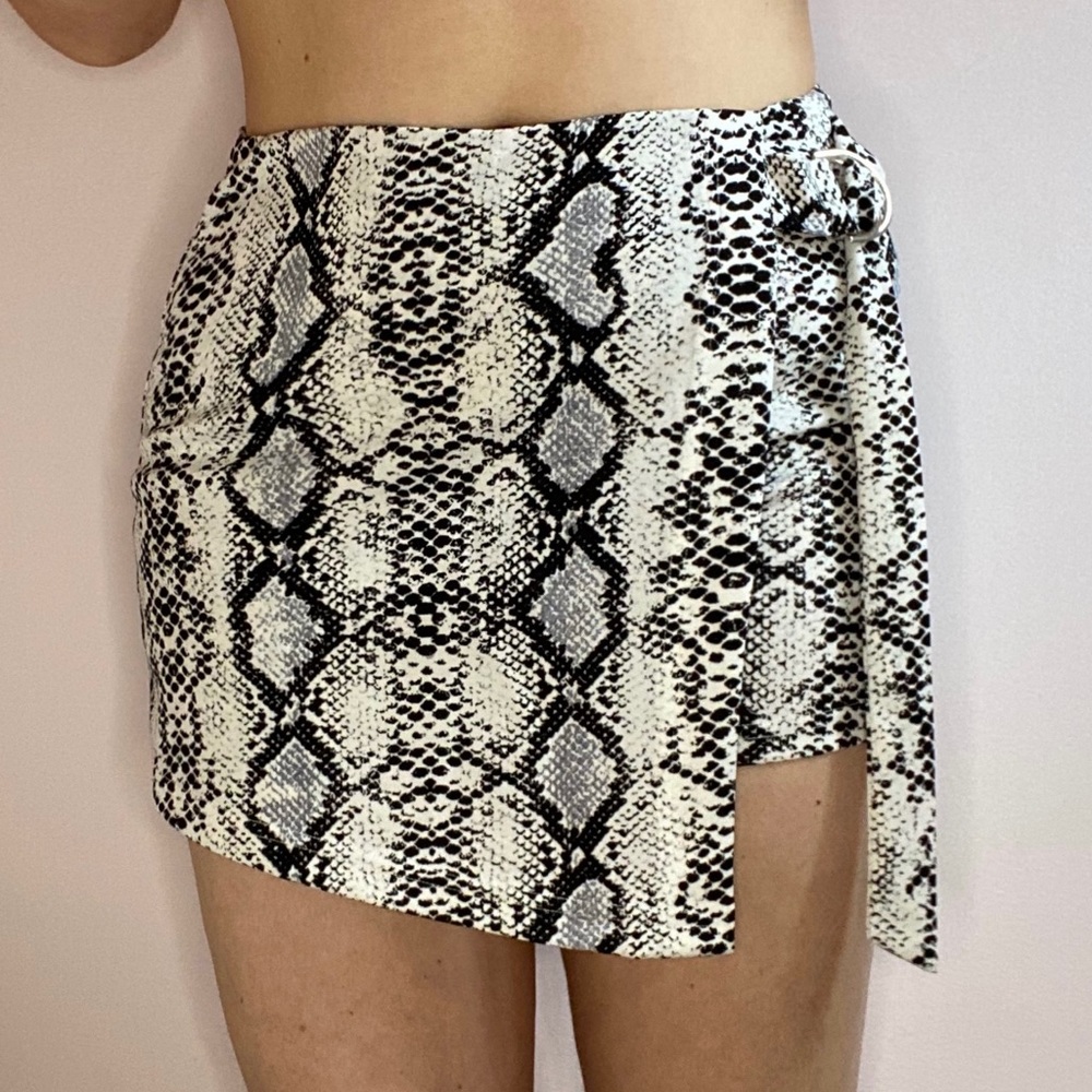 Snakeskin Skort